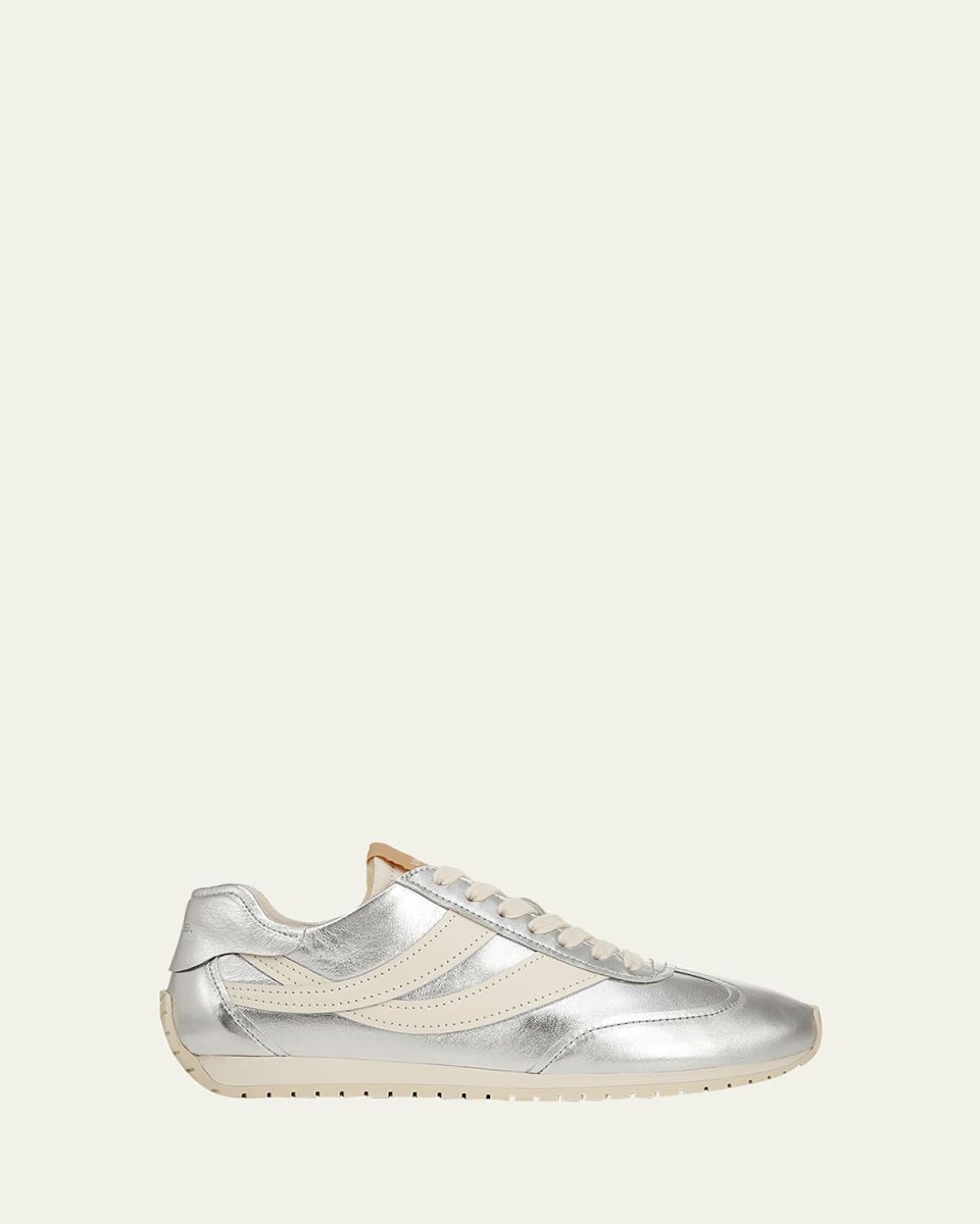 Oasis Metallic Leather Retro Sneakers